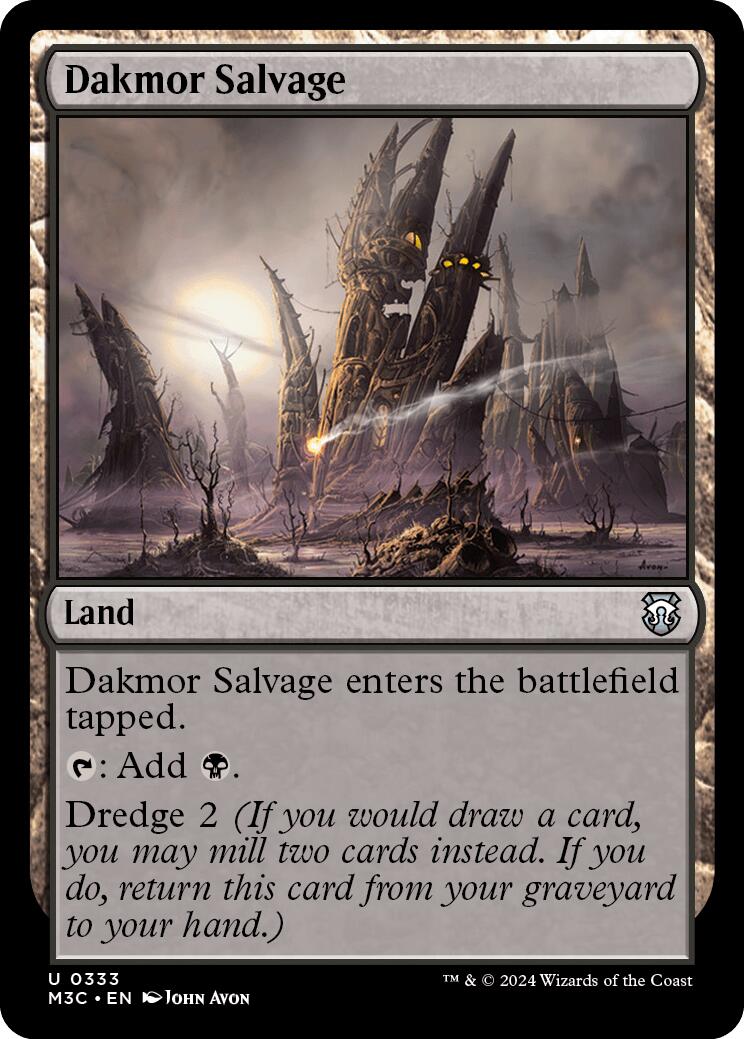 Dakmor Salvage [Modern Horizons 3 Commander] | Jomio and Rueliete's Cards and Comics