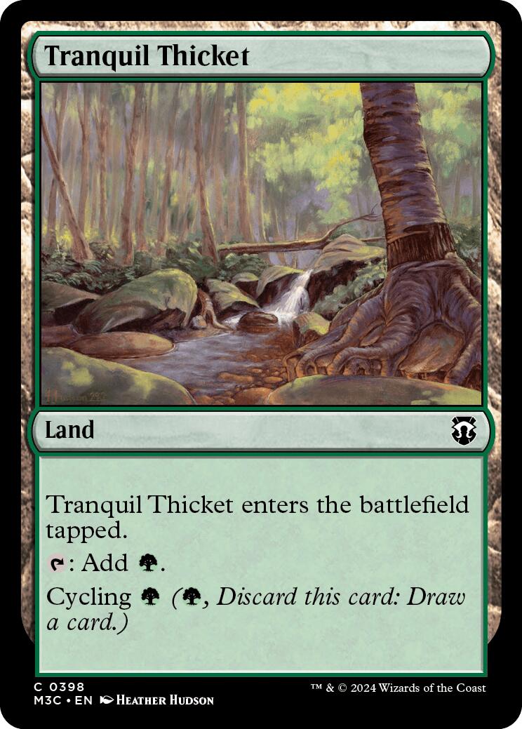 Tranquil Thicket [Modern Horizons 3 Commander] | Jomio and Rueliete's Cards and Comics