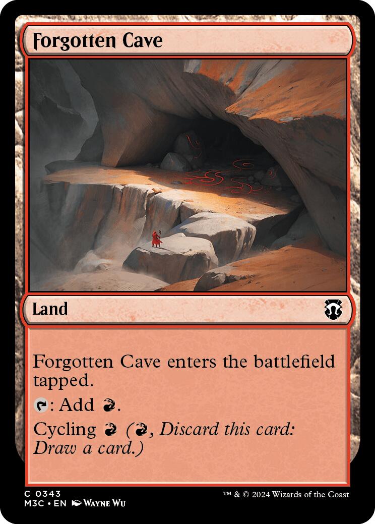 Forgotten Cave [Modern Horizons 3 Commander] | Jomio and Rueliete's Cards and Comics