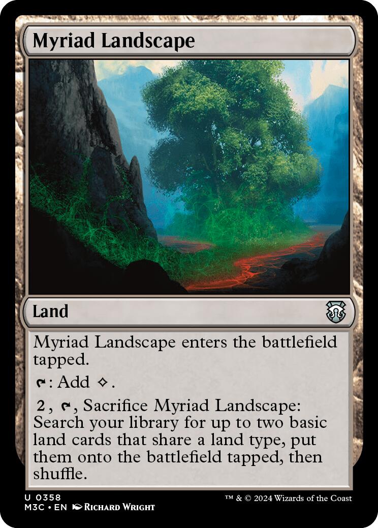 Myriad Landscape [Modern Horizons 3 Commander] | Jomio and Rueliete's Cards and Comics