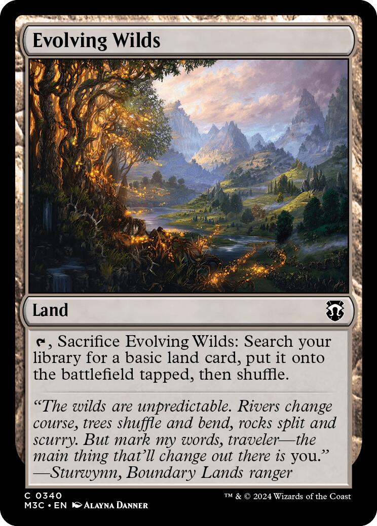 Evolving Wilds [Modern Horizons 3 Commander] | Jomio and Rueliete's Cards and Comics
