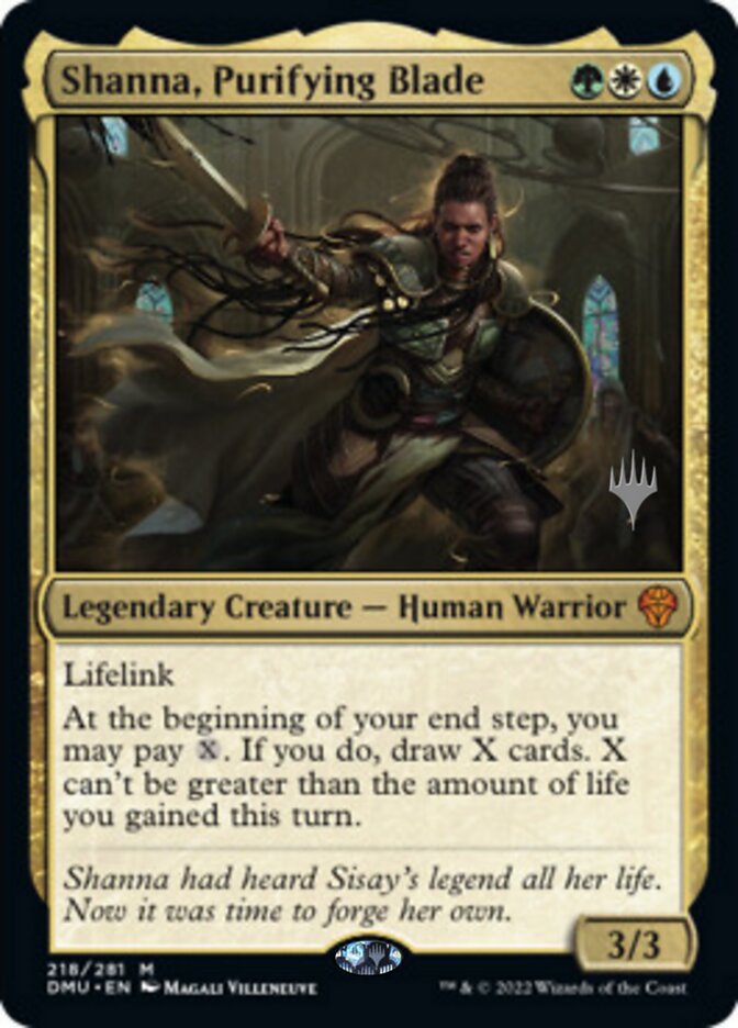 Shanna, Purifying Blade (Promo Pack) [Dominaria United Promos] | Jomio and Rueliete's Cards and Comics