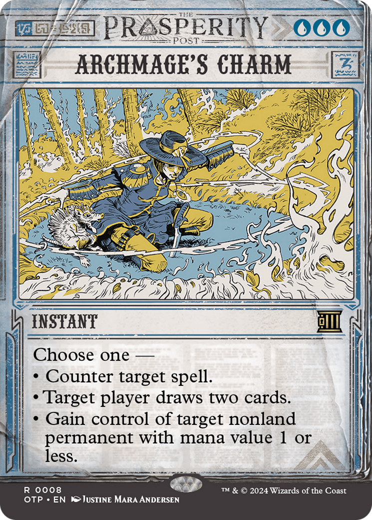 Archmage's Charm [Outlaws of Thunder Junction: Breaking News] | Jomio and Rueliete's Cards and Comics