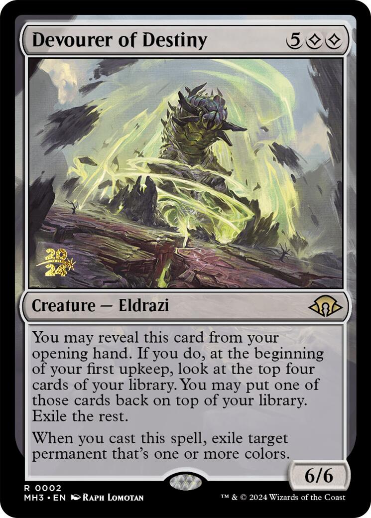 Devourer of Destiny [Modern Horizons 3 Prerelease Promos] | Jomio and Rueliete's Cards and Comics