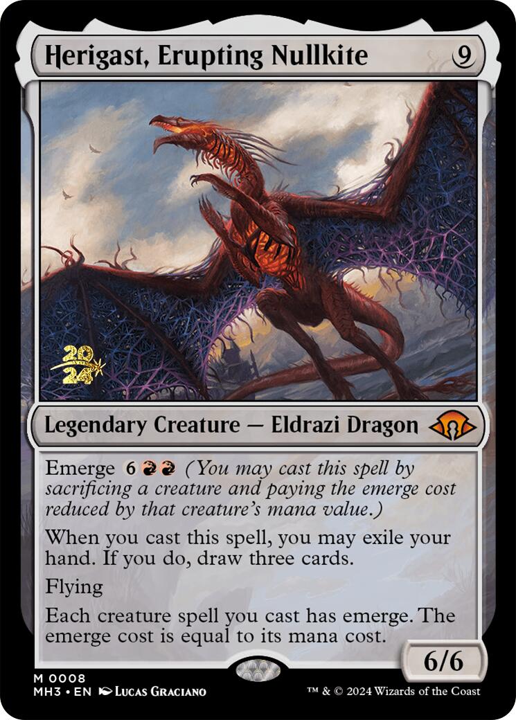 Herigast, Erupting Nullkite [Modern Horizons 3 Prerelease Promos] | Jomio and Rueliete's Cards and Comics