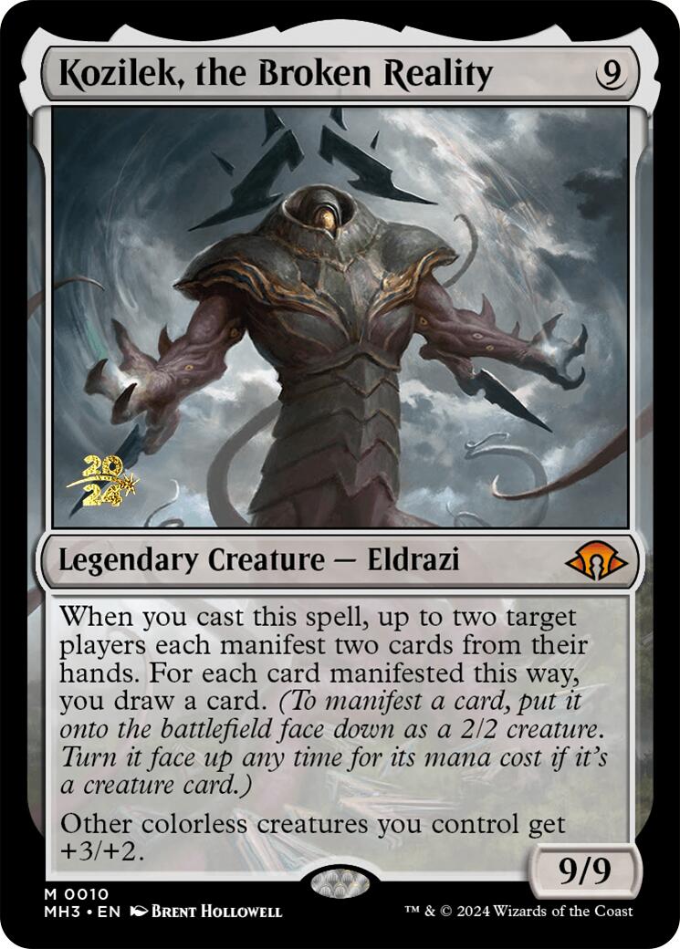 Kozilek, the Broken Reality [Modern Horizons 3 Prerelease Promos] | Jomio and Rueliete's Cards and Comics