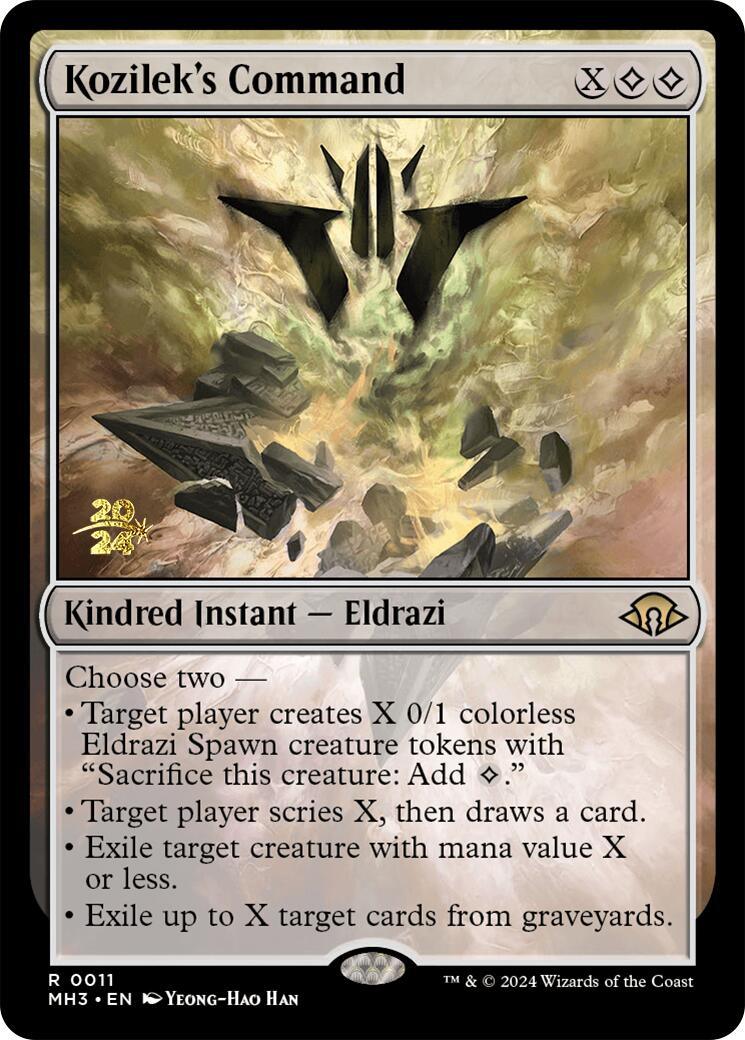 Kozilek's Command [Modern Horizons 3 Prerelease Promos] | Jomio and Rueliete's Cards and Comics