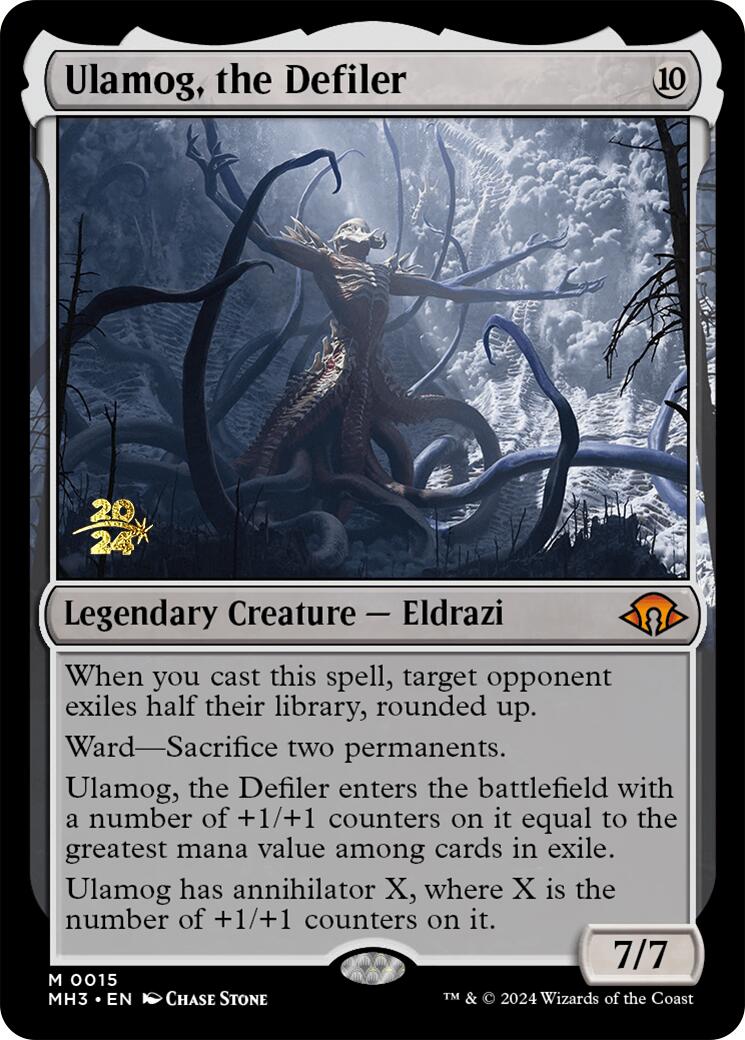Ulamog, the Defiler [Modern Horizons 3 Prerelease Promos] | Jomio and Rueliete's Cards and Comics