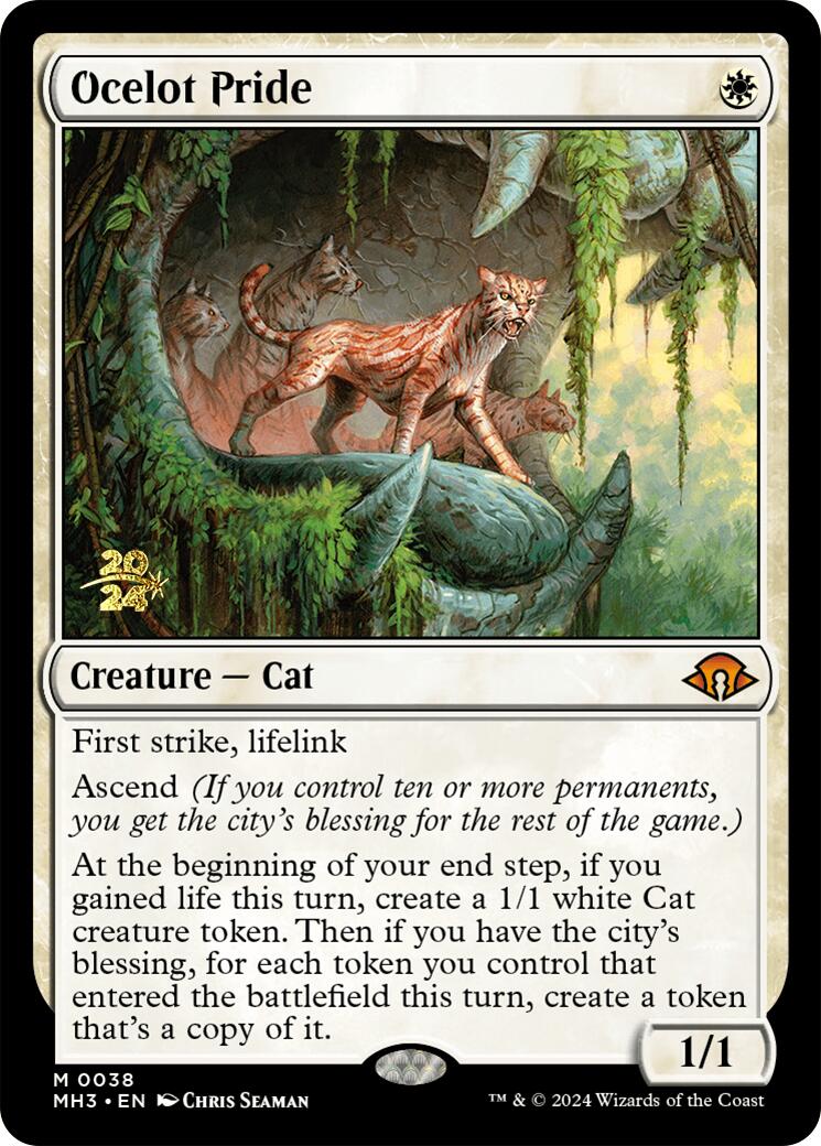 Ocelot Pride [Modern Horizons 3 Prerelease Promos] | Jomio and Rueliete's Cards and Comics
