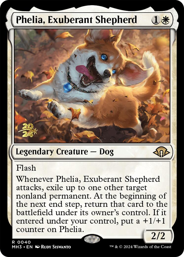 Phelia, Exuberant Shepherd [Modern Horizons 3 Prerelease Promos] | Jomio and Rueliete's Cards and Comics