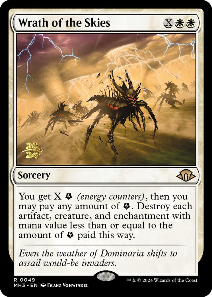 Wrath of the Skies [Modern Horizons 3 Prerelease Promos] | Jomio and Rueliete's Cards and Comics