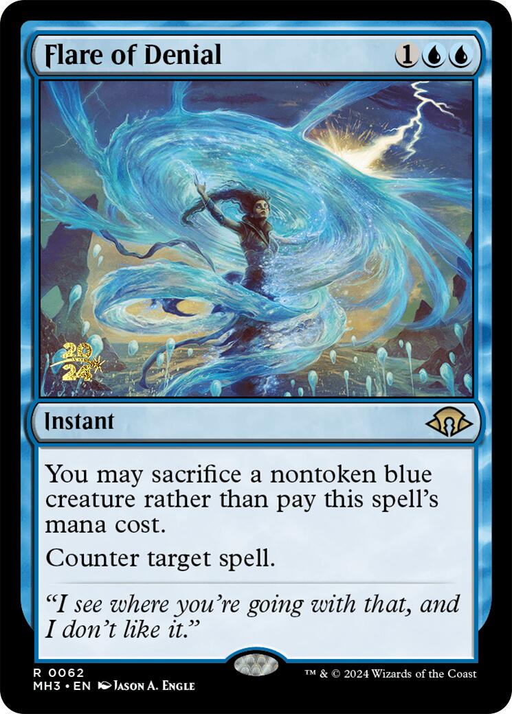 Flare of Denial [Modern Horizons 3 Prerelease Promos] | Jomio and Rueliete's Cards and Comics