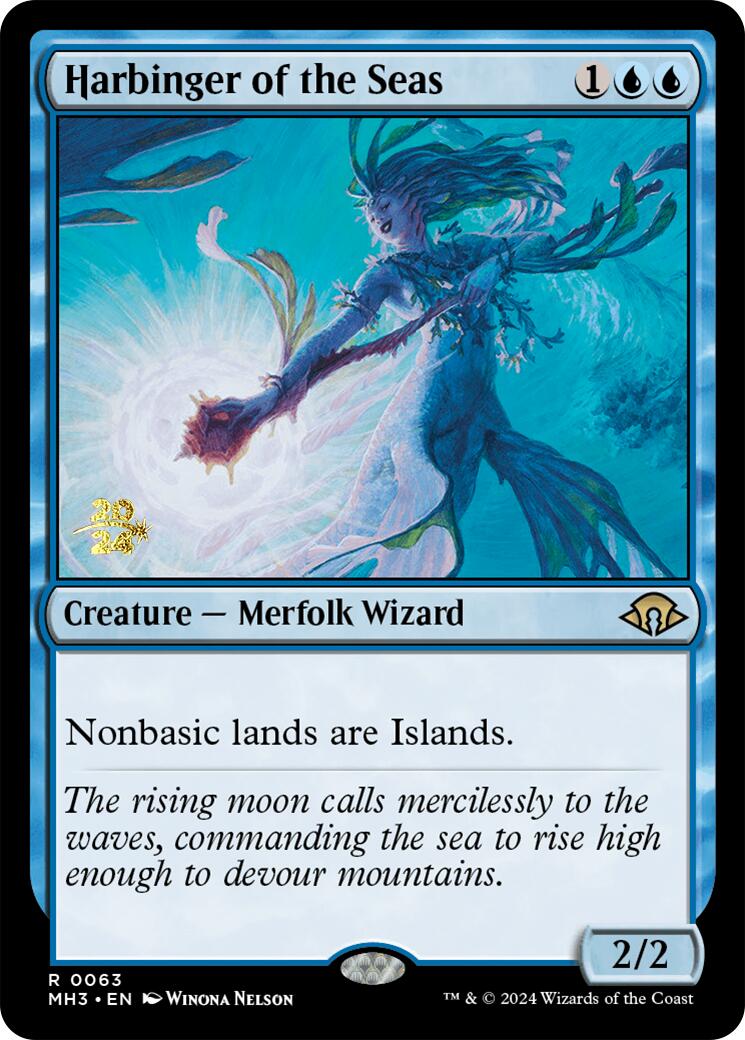 Harbinger of the Seas [Modern Horizons 3 Prerelease Promos] | Jomio and Rueliete's Cards and Comics