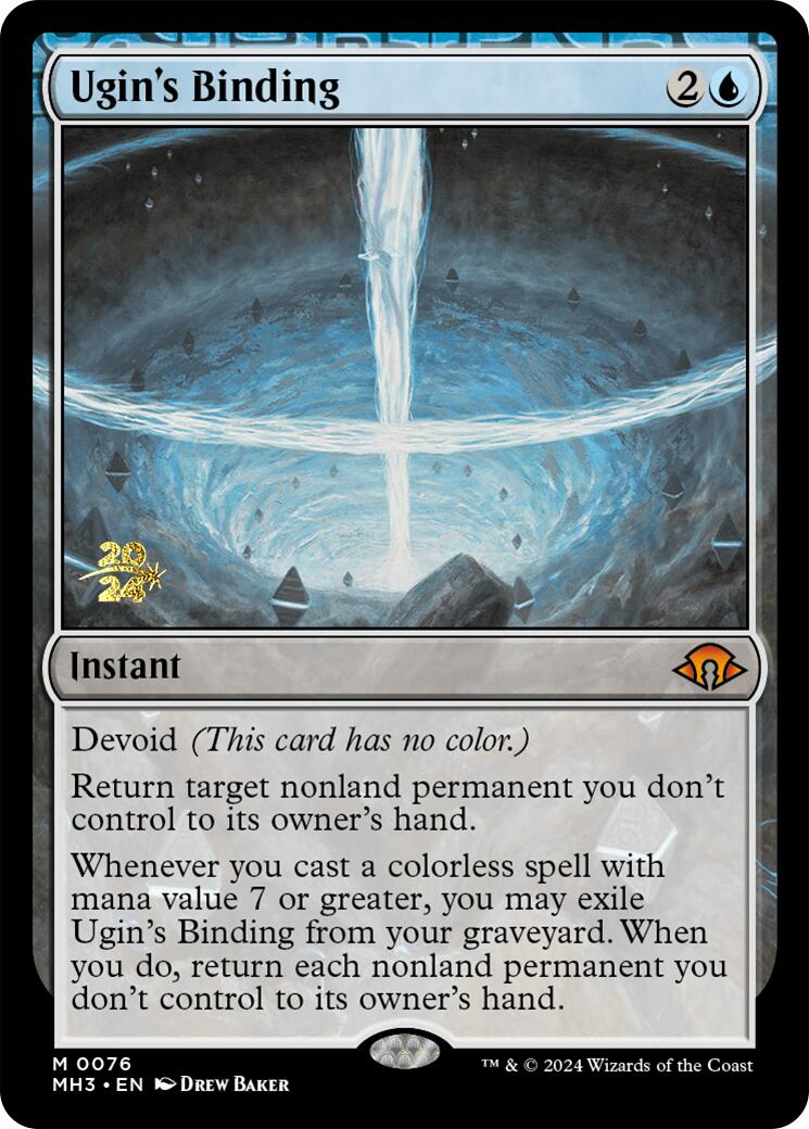 Ugin's Binding [Modern Horizons 3 Prerelease Promos] | Jomio and Rueliete's Cards and Comics