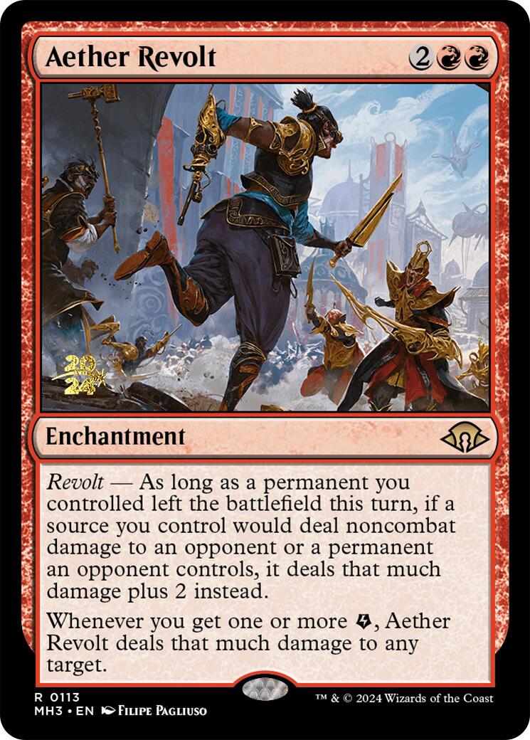 Aether Revolt [Modern Horizons 3 Prerelease Promos] | Jomio and Rueliete's Cards and Comics