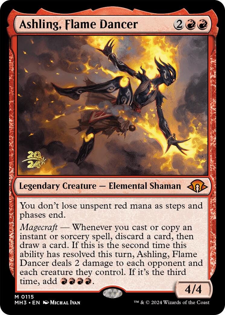 Ashling, Flame Dancer [Modern Horizons 3 Prerelease Promos] | Jomio and Rueliete's Cards and Comics