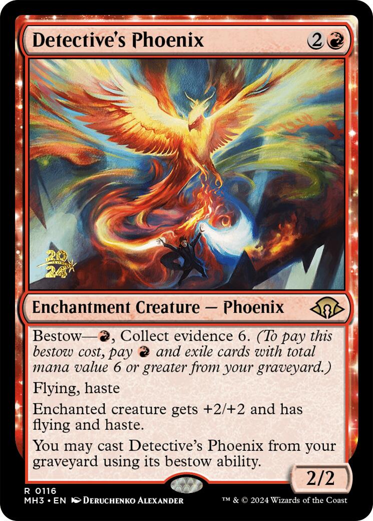 Detective's Phoenix [Modern Horizons 3 Prerelease Promos] | Jomio and Rueliete's Cards and Comics