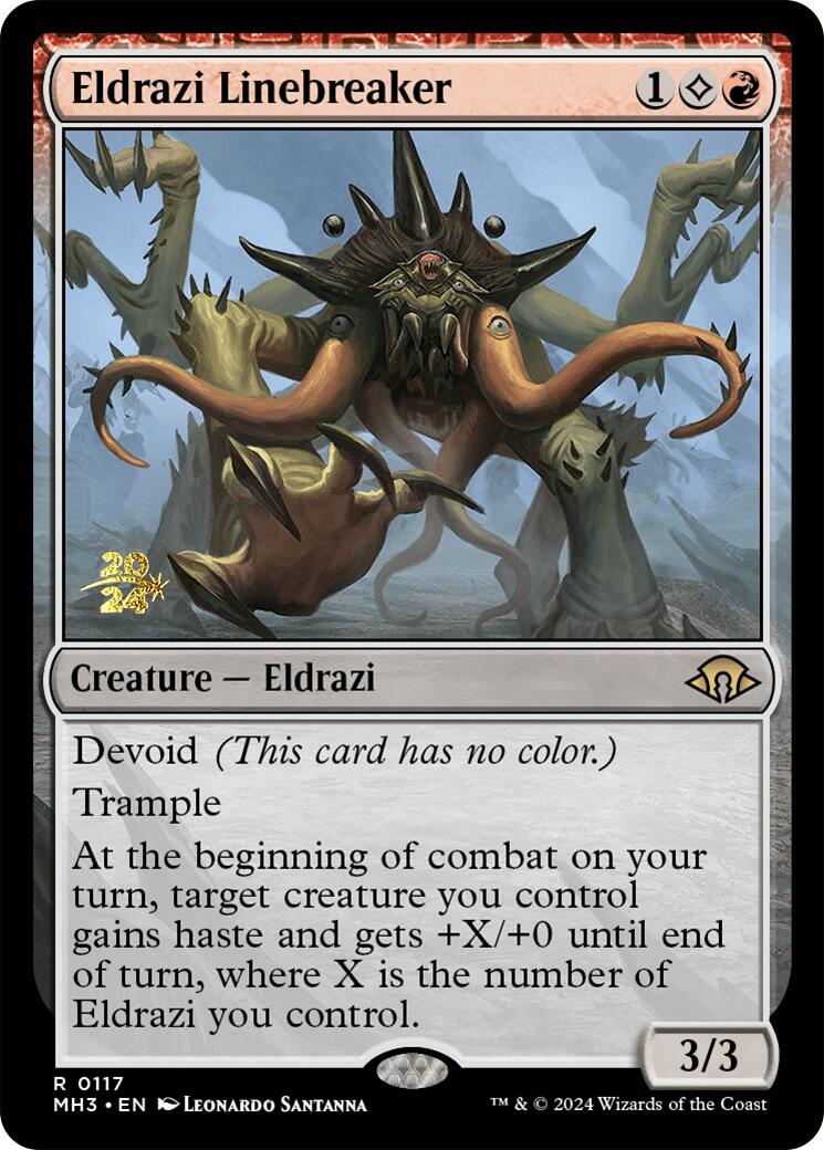Eldrazi Linebreaker [Modern Horizons 3 Prerelease Promos] | Jomio and Rueliete's Cards and Comics