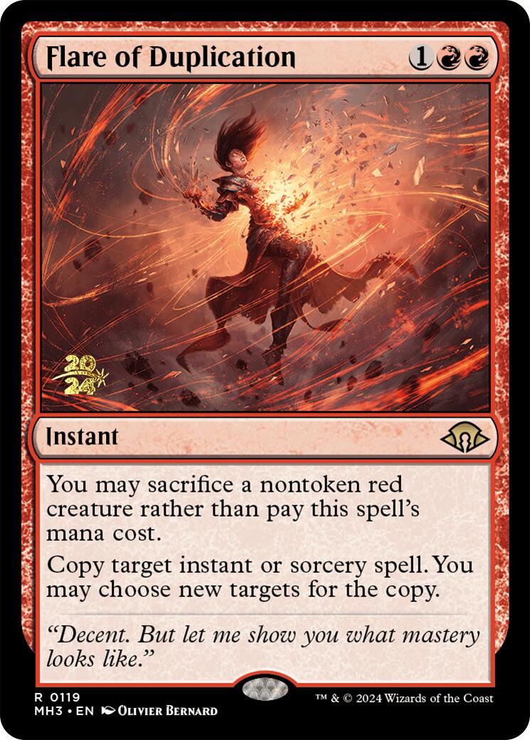 Flare of Duplication [Modern Horizons 3 Prerelease Promos] | Jomio and Rueliete's Cards and Comics