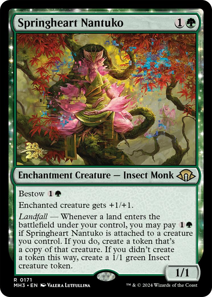 Springheart Nantuko [Modern Horizons 3 Prerelease Promos] | Jomio and Rueliete's Cards and Comics