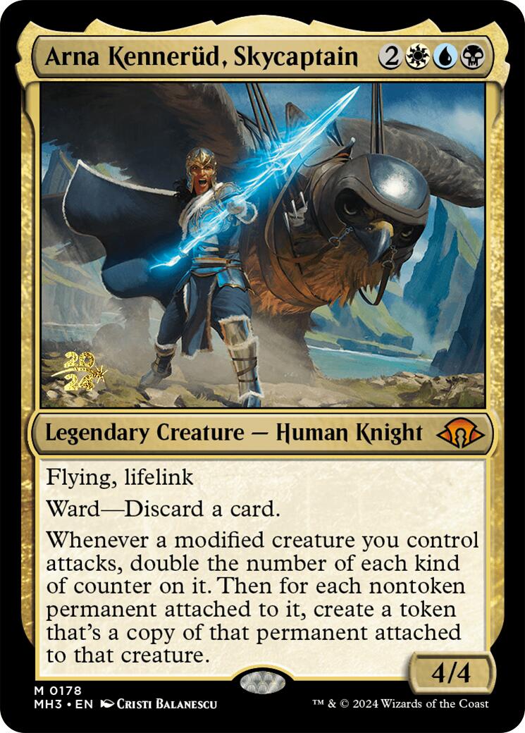 Arna Kennerud, Skycaptain [Modern Horizons 3 Prerelease Promos] | Jomio and Rueliete's Cards and Comics