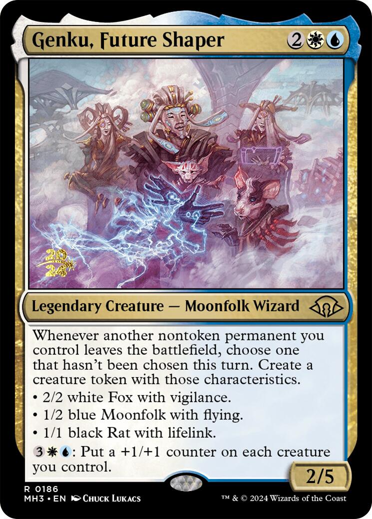 Genku, Future Shaper [Modern Horizons 3 Prerelease Promos] | Jomio and Rueliete's Cards and Comics