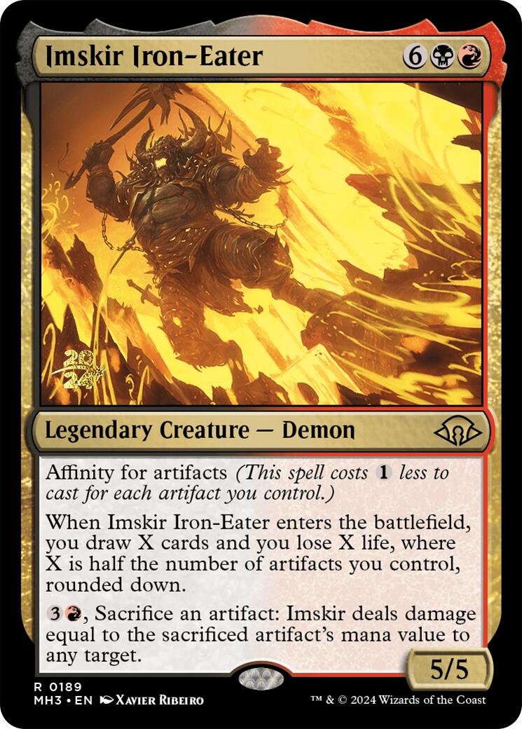Imskir Iron-Eater [Modern Horizons 3 Prerelease Promos] | Jomio and Rueliete's Cards and Comics