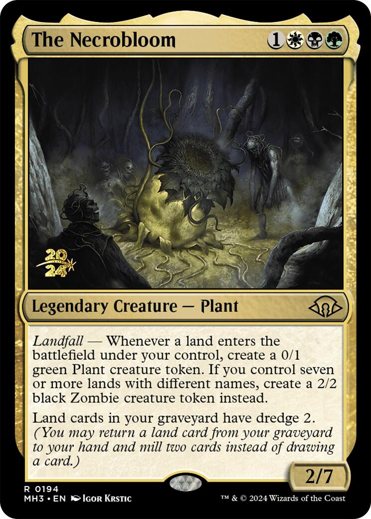 The Necrobloom [Modern Horizons 3 Prerelease Promos] | Jomio and Rueliete's Cards and Comics