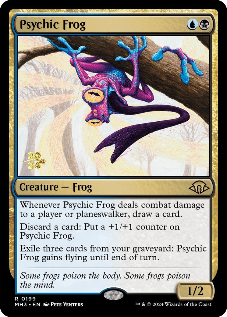Psychic Frog [Modern Horizons 3 Prerelease Promos] | Jomio and Rueliete's Cards and Comics