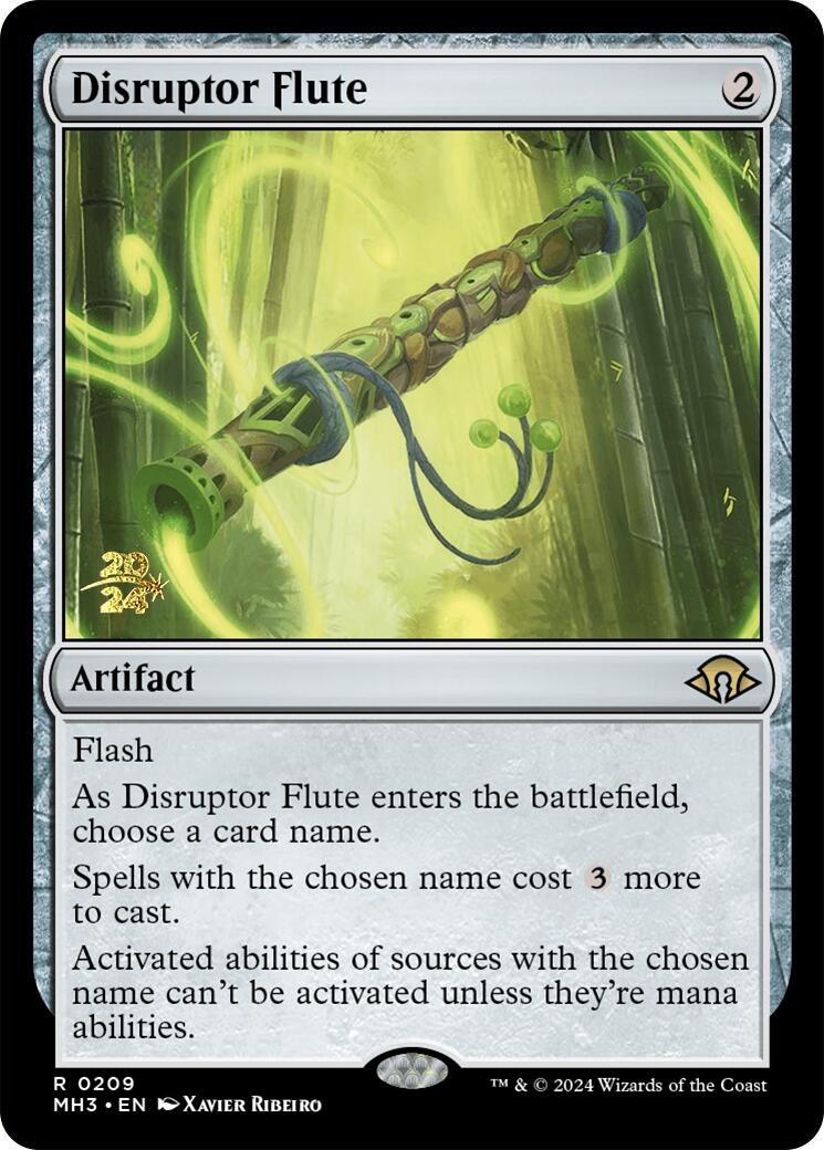 Disruptor Flute [Modern Horizons 3 Prerelease Promos] | Jomio and Rueliete's Cards and Comics