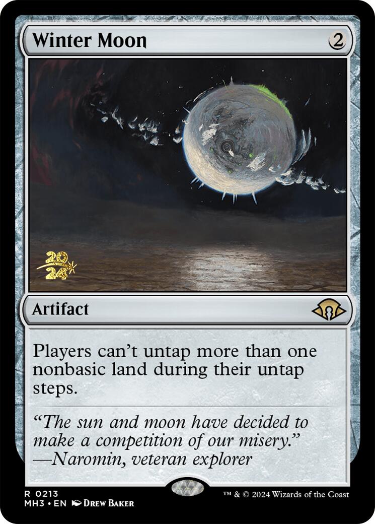 Winter Moon [Modern Horizons 3 Prerelease Promos] | Jomio and Rueliete's Cards and Comics