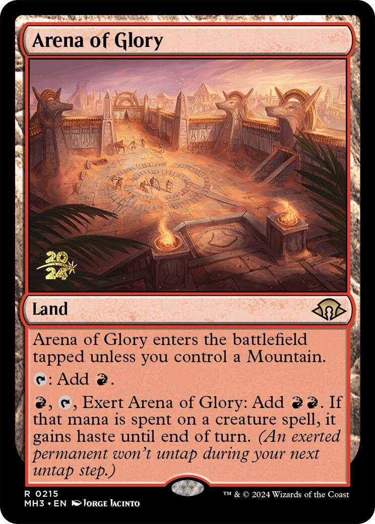 Arena of Glory [Modern Horizons 3 Prerelease Promos] | Jomio and Rueliete's Cards and Comics