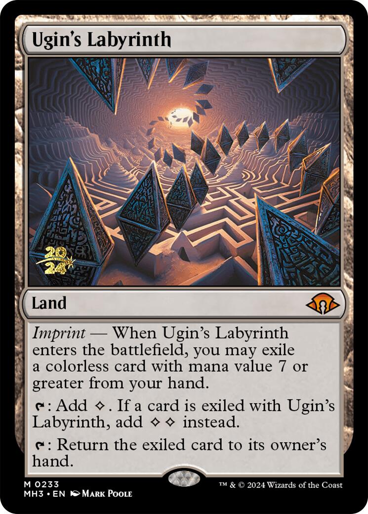Ugin's Labyrinth [Modern Horizons 3 Prerelease Promos] | Jomio and Rueliete's Cards and Comics