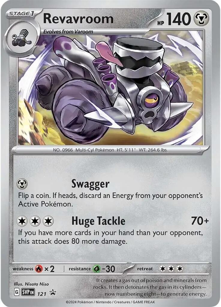 Revavroom (121) [Scarlet & Violet: Black Star Promos] | Jomio and Rueliete's Cards and Comics