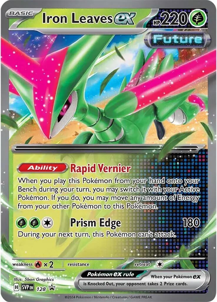 Iron Leaves ex (128) [Scarlet & Violet: Black Star Promos] | Jomio and Rueliete's Cards and Comics