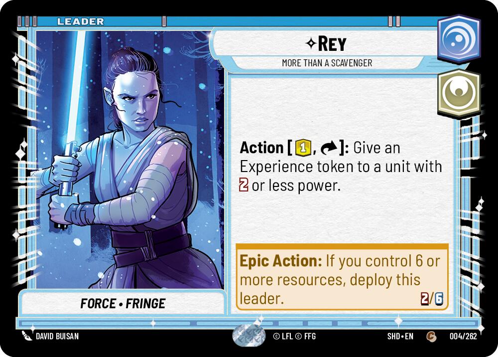 Rey - More Than a Scavenger (004/262) [Shadows of the Galaxy] | Jomio and Rueliete's Cards and Comics