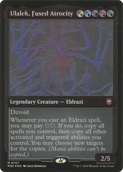 Ulalek, Fused Atrocity (Display Commander) [Modern Horizons 3 Commander] | Jomio and Rueliete's Cards and Comics