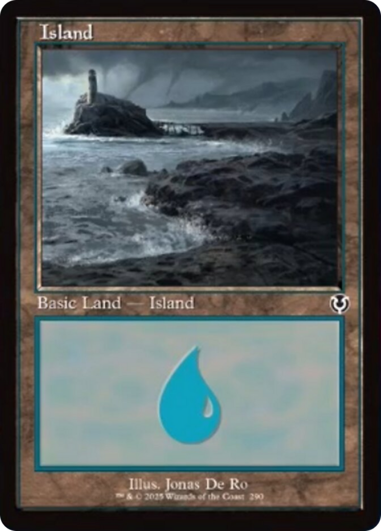 Island (290) (Retro Frame) [Innistrad Remastered] | Jomio and Rueliete's Cards and Comics