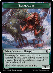 Tarmogoyf // Saproling Double-Sided Token [Modern Horizons 3 Commander Tokens] | Jomio and Rueliete's Cards and Comics