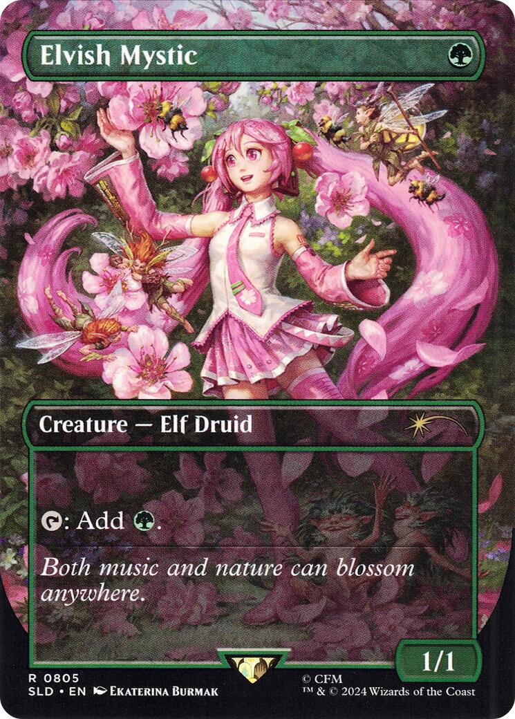 Elvish Mystic (0805) [Secret Lair Drop Series] | Jomio and Rueliete's Cards and Comics