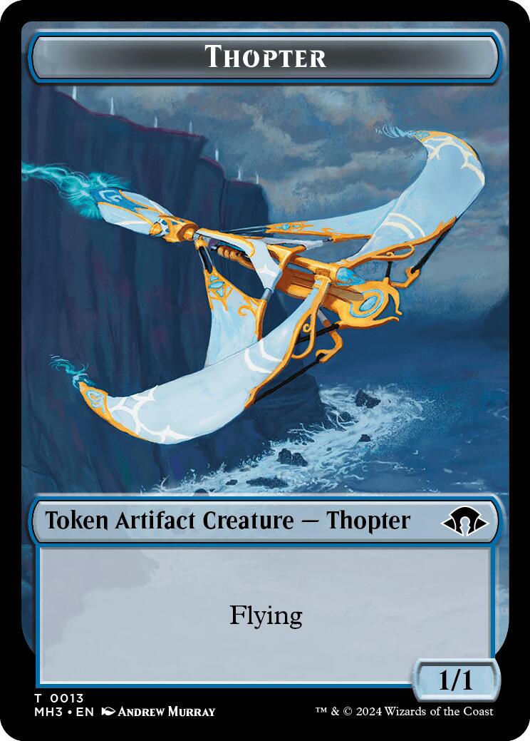 Servo // Thoper Double-Sided Token [Modern Horizons 3 Tokens] | Jomio and Rueliete's Cards and Comics
