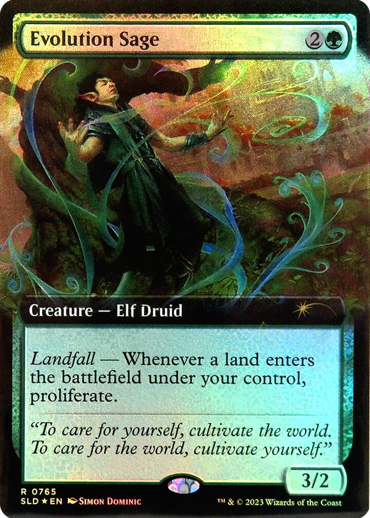 Evolution Sage (Extended Art) [Secret Lair Drop Series] | Jomio and Rueliete's Cards and Comics