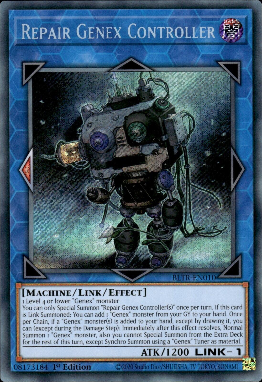 Repair Genex Controller [BLTR-EN010] Secret Rare | Jomio and Rueliete's Cards and Comics