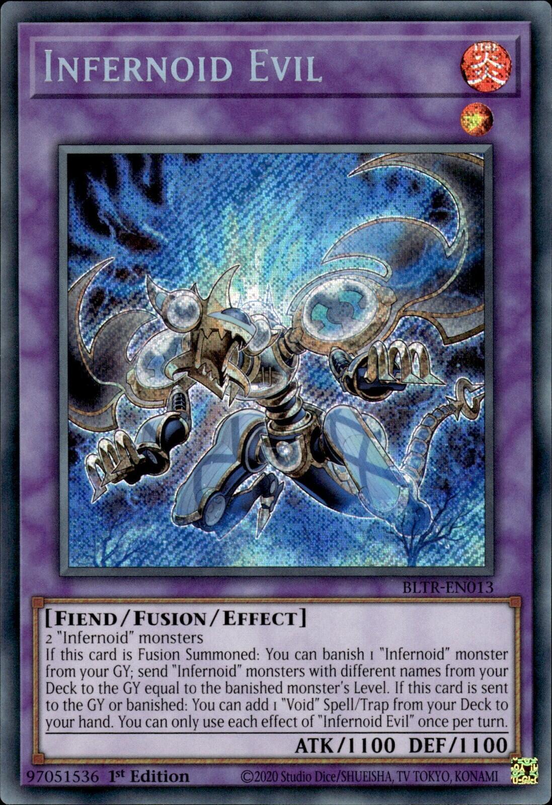 Infernoid Evil [BLTR-EN013] Secret Rare | Jomio and Rueliete's Cards and Comics
