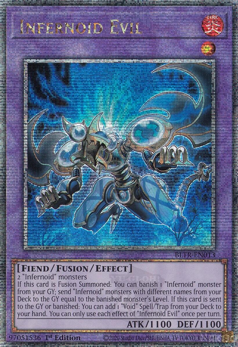 Infernoid Evil (Quarter Century Secret Rare) [BLTR-EN013] Quarter Century Secret Rare | Jomio and Rueliete's Cards and Comics