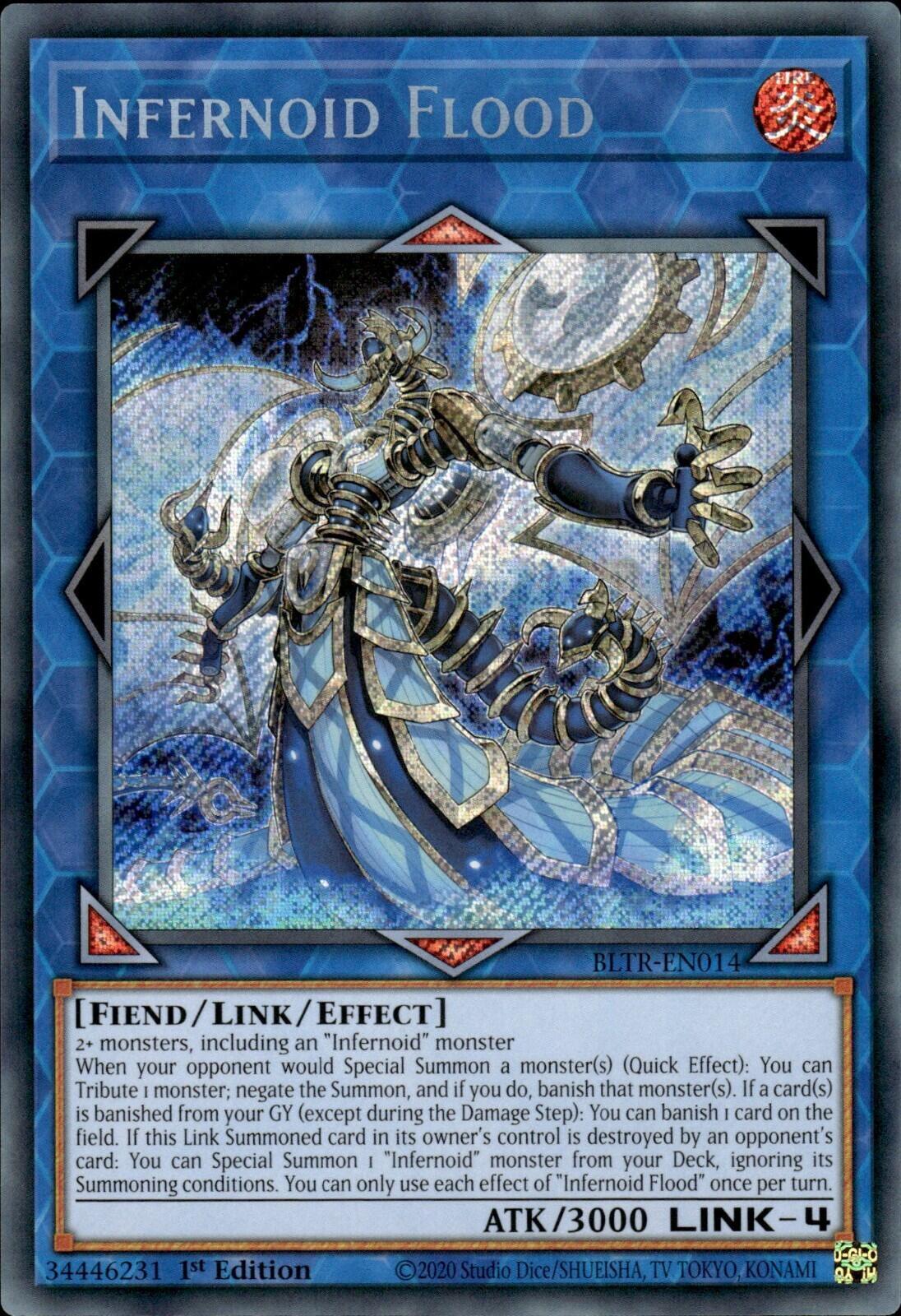Infernoid Flood [BLTR-EN014] Secret Rare | Jomio and Rueliete's Cards and Comics