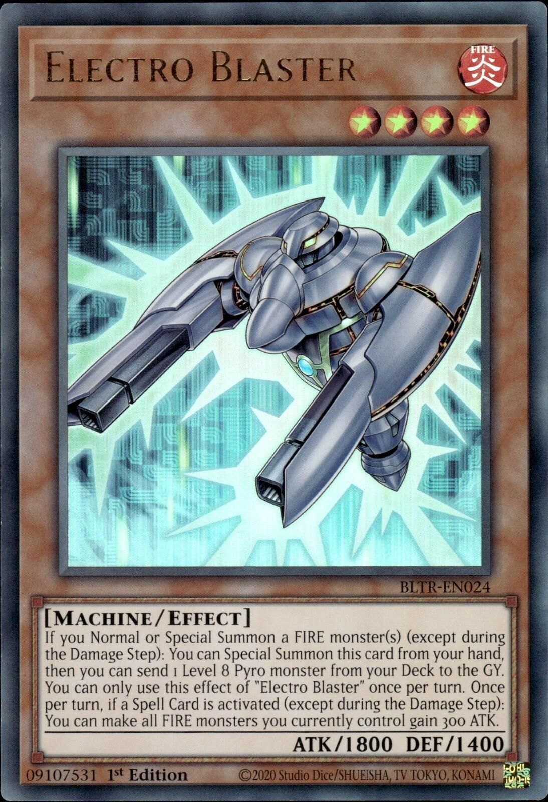 Electro Blaster [BLTR-EN024] Ultra Rare | Jomio and Rueliete's Cards and Comics