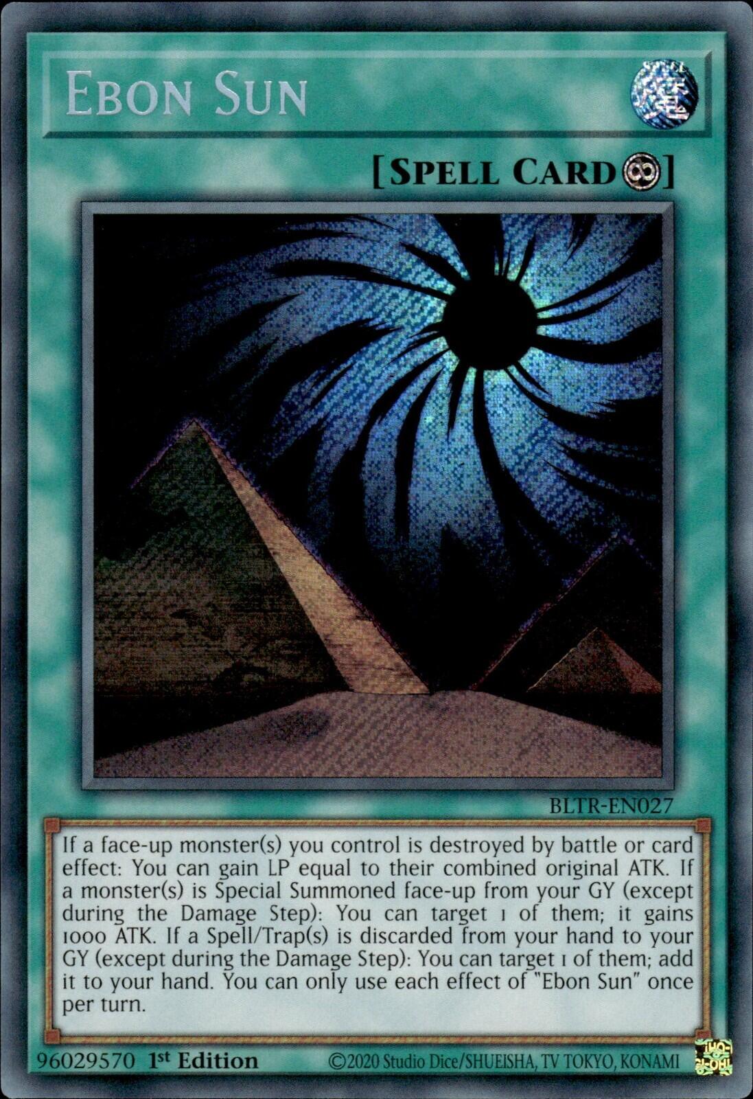 Ebon Sun [BLTR-EN027] Secret Rare | Jomio and Rueliete's Cards and Comics