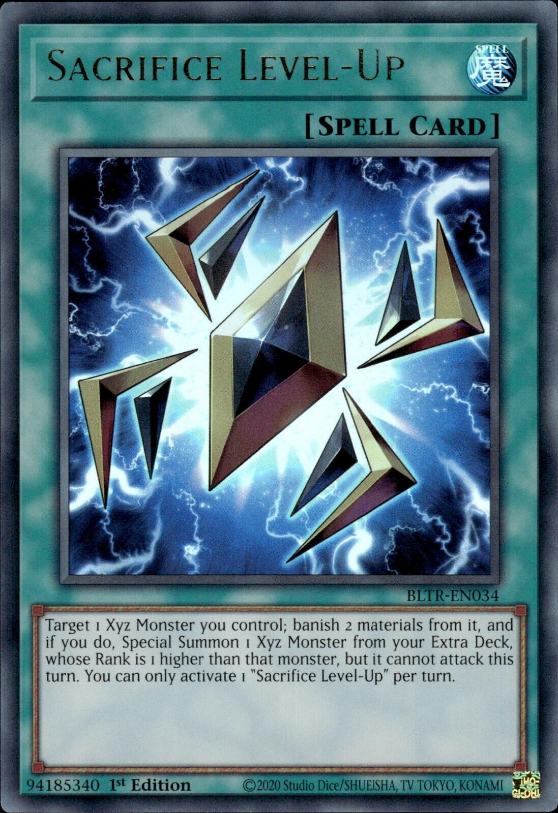 Sacrifice Level-Up [BLTR-EN034] Ultra Rare | Jomio and Rueliete's Cards and Comics