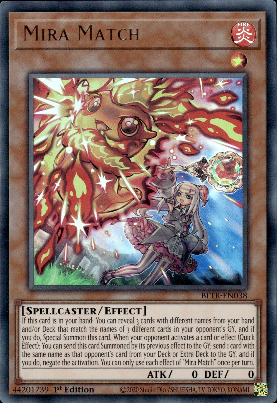 Mira Match [BLTR-EN038] Ultra Rare | Jomio and Rueliete's Cards and Comics